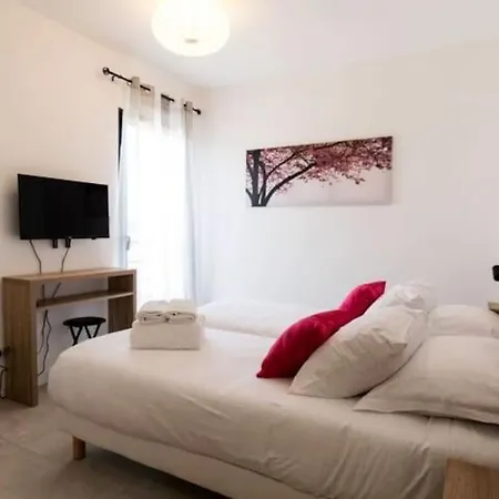 Proche Centre Et Commodites, Appt 4/6 Pers * פורטו-וישיו